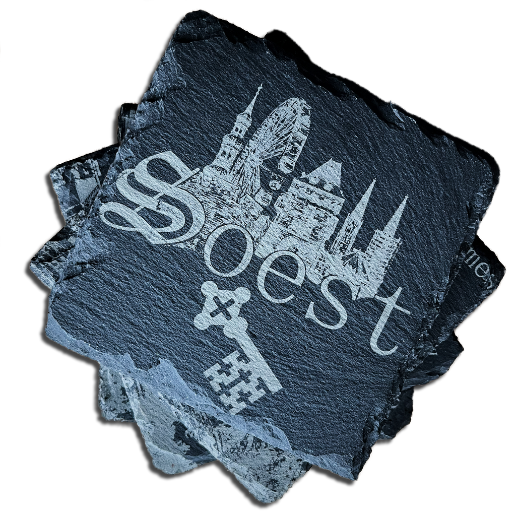 Schieferuntersetzer Soester Motive