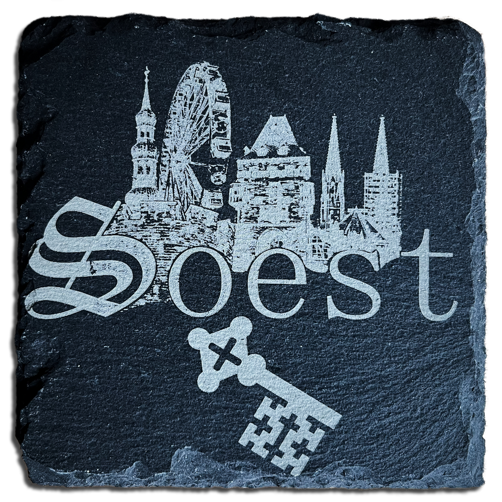 Schieferuntersetzer Soester Motive