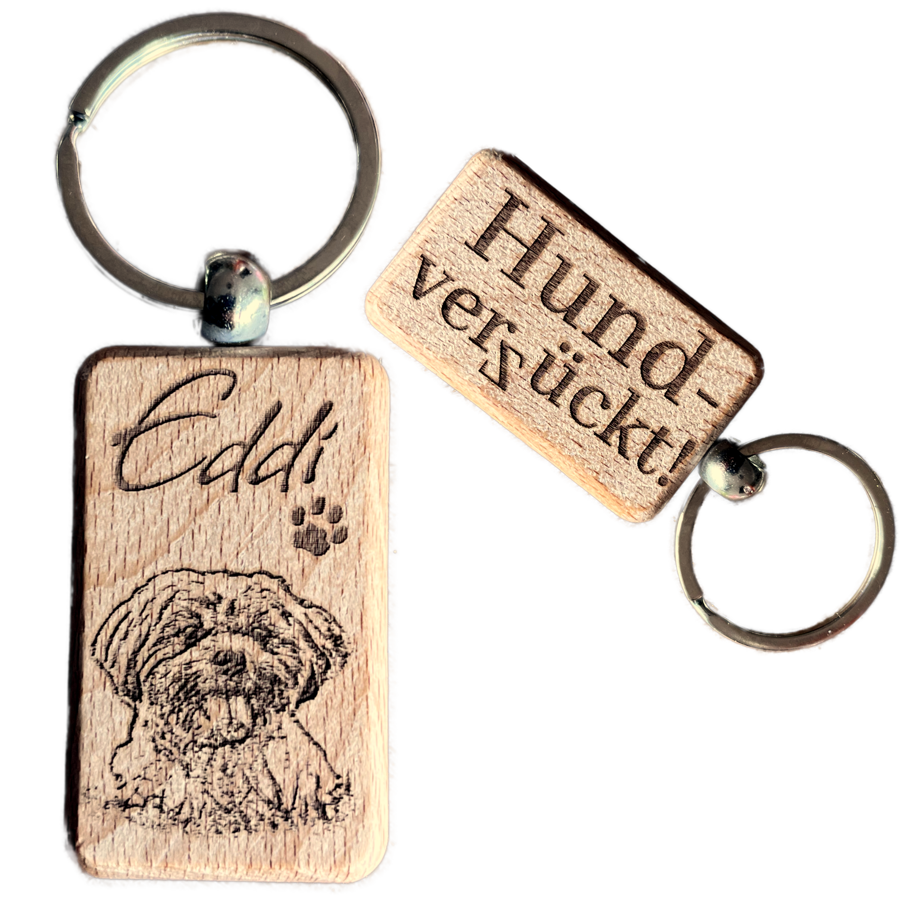Personalisierter Schlüsselanhänger mit Fotogravur